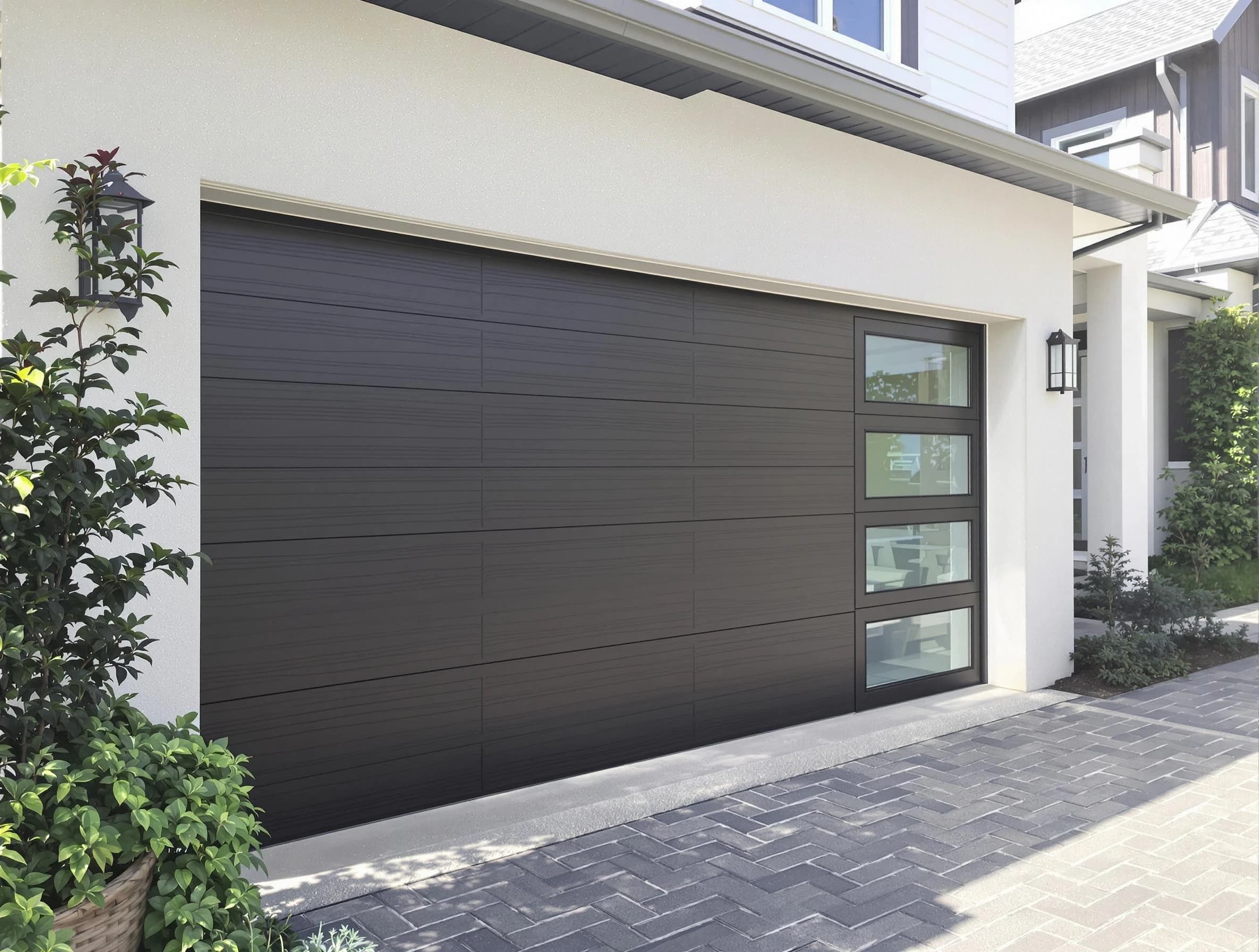 Custom garage door installation by Lawrenceville Garage Door Repair in Lawrenceville