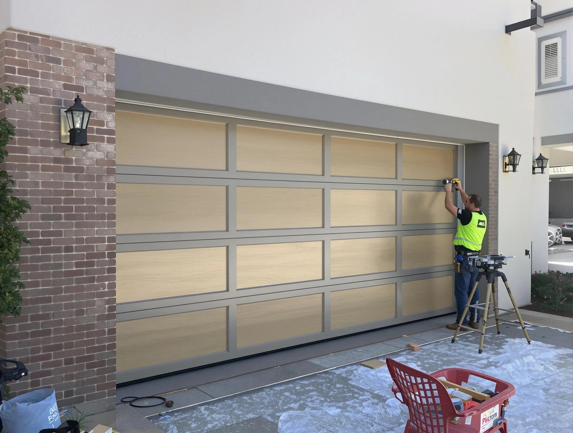 Garage door replacement service by Lawrenceville Garage Door Repair in Lawrenceville