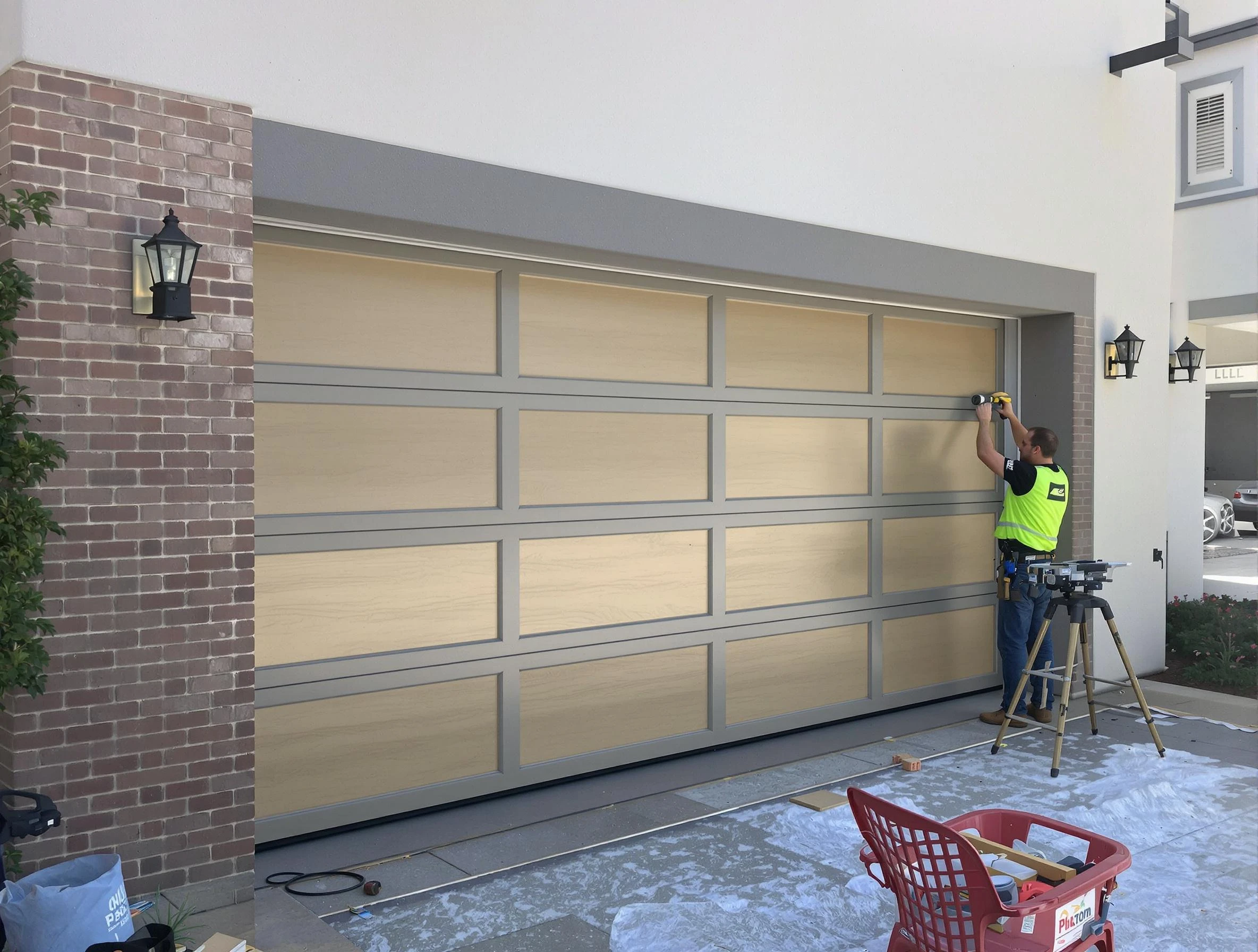 Garage door replacement service by Lawrenceville Garage Door Repair in Lawrenceville