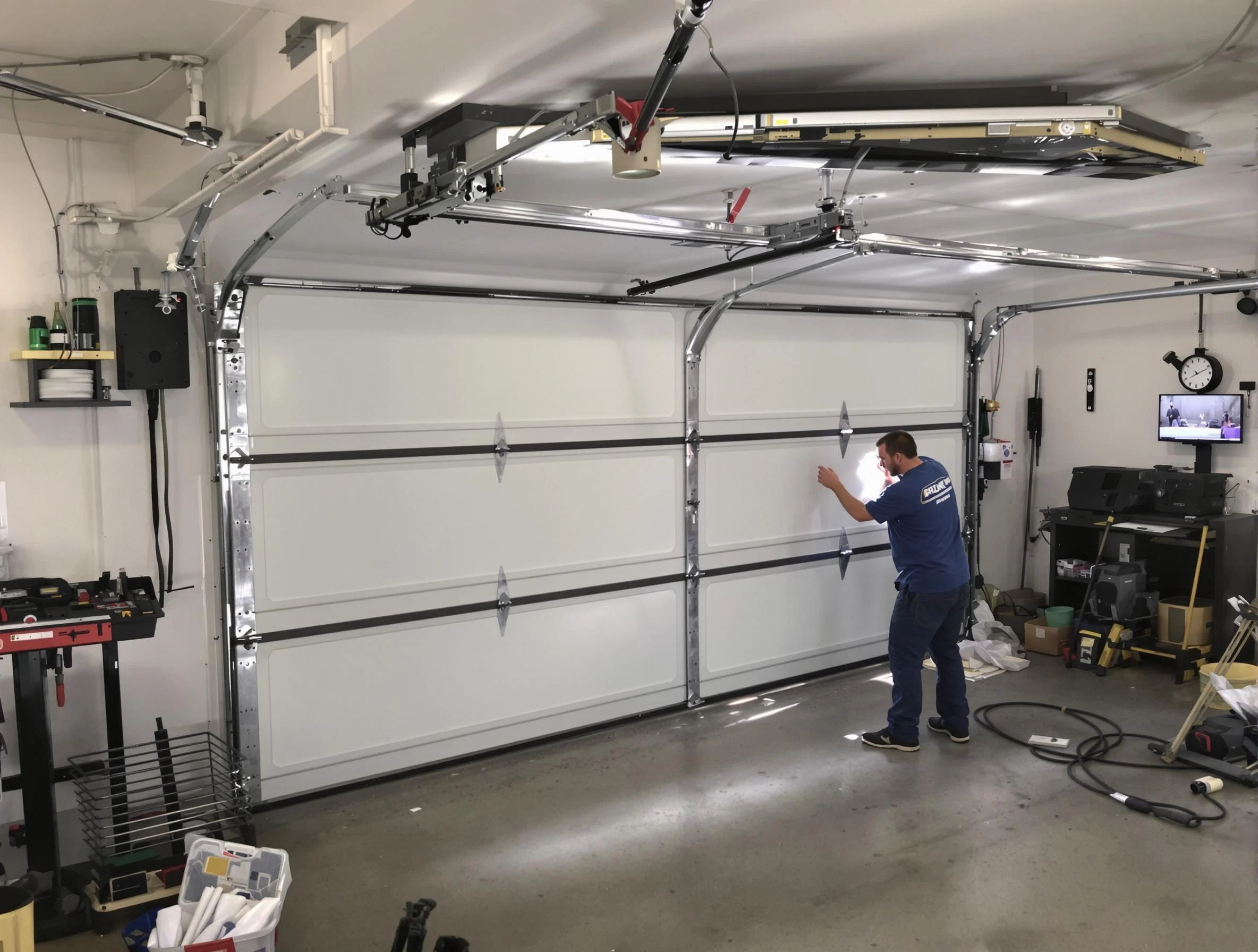 Professional garage door repair service by Lawrenceville Garage Door Repair in Lawrenceville