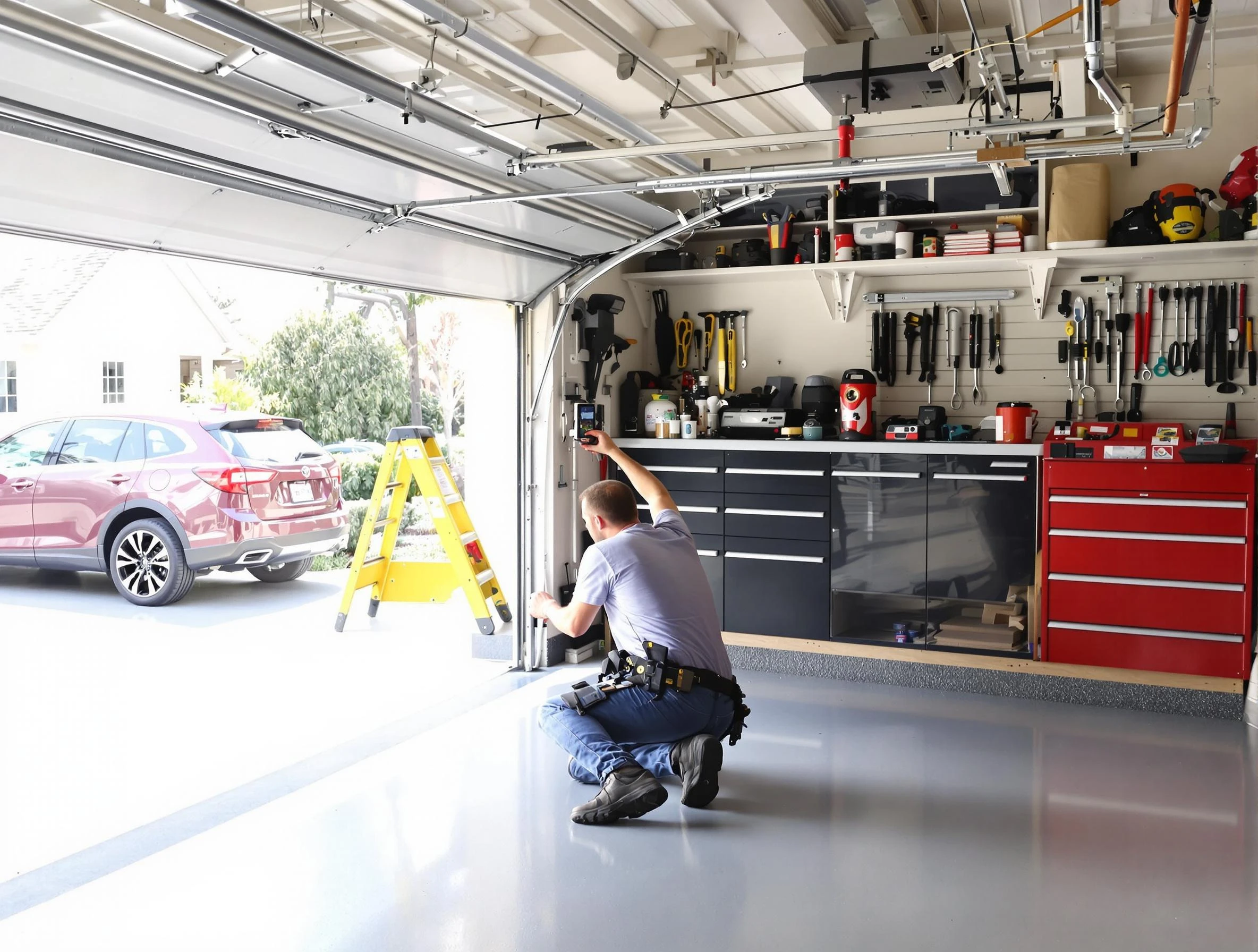 Local garage door repair service by Lawrenceville Garage Door Repair in Lawrenceville