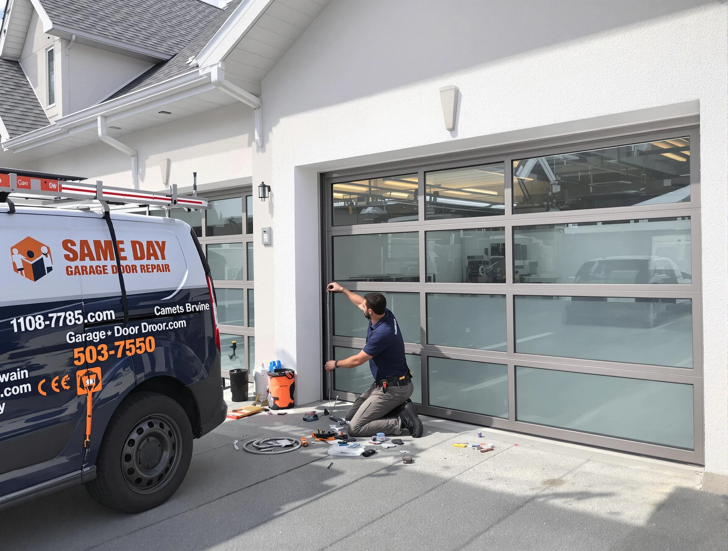 Same-day garage door repair service by Lawrenceville Garage Door Repair in Lawrenceville